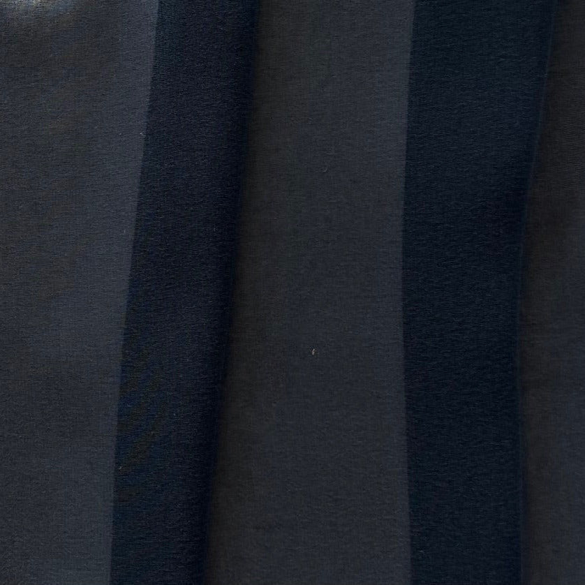Semi-Sheer Classic Navy Silk Georgette (Made in Italy)