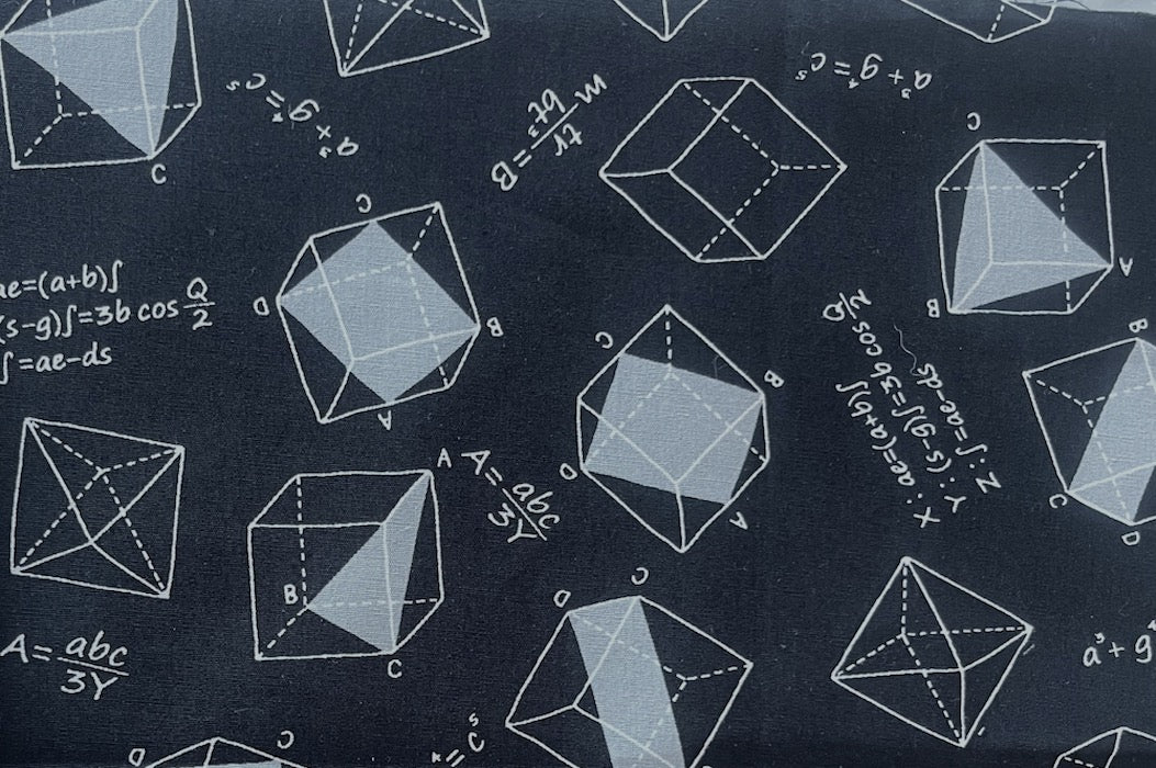 Mathematical Equations Onyx Quilting Cotton (Made in Japan) – Britex ...