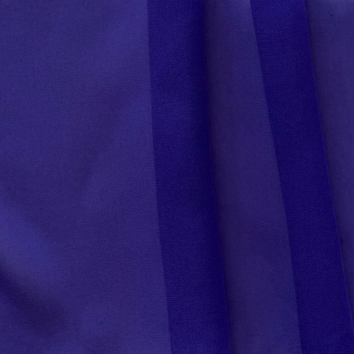 Semi-Sheer Royal Purple Silk Georgette (Made in Italy)