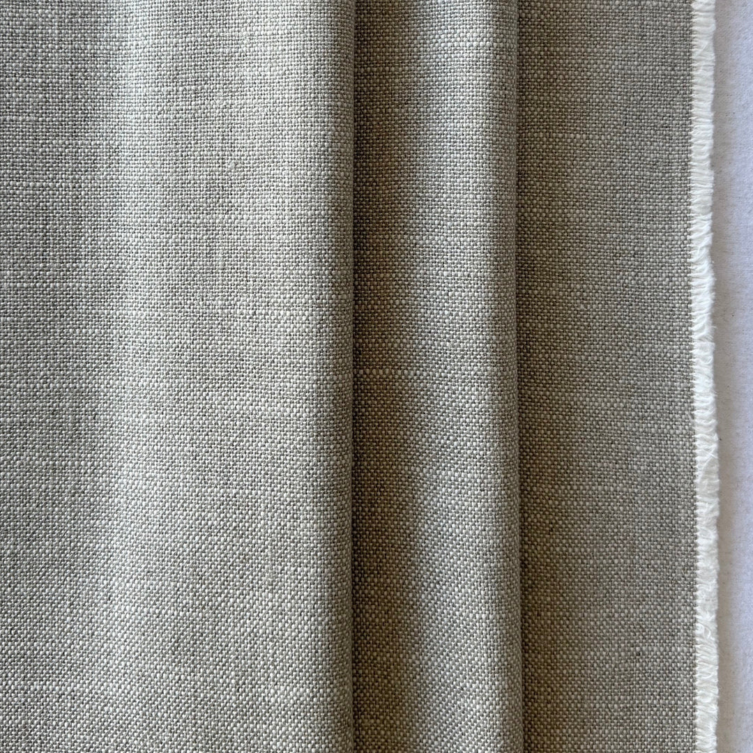 Substantial Flax Tweedy Linen & Cotton Blend (Made in Brazil)