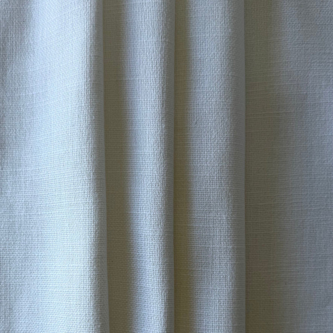 Substantial Bright White Tweedy Linen & Cotton Blend (Made in Brazil)