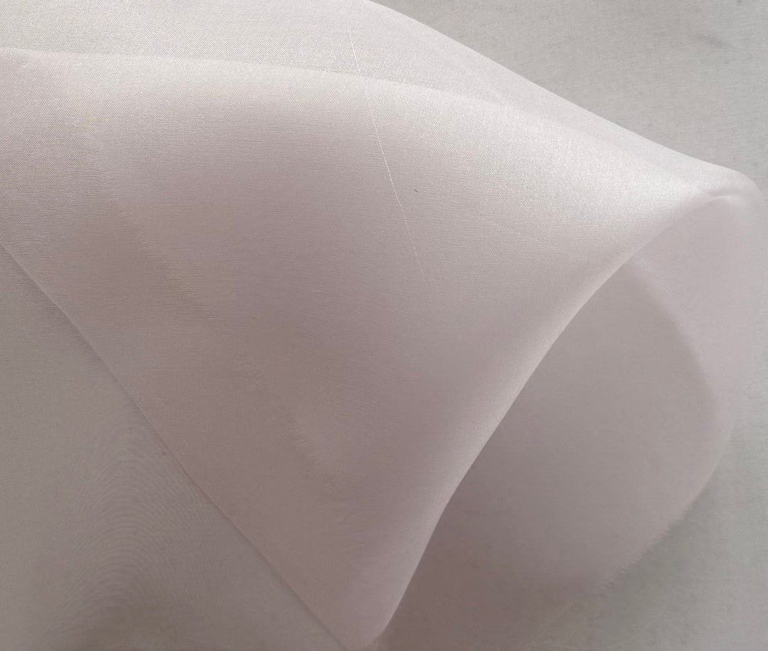 Sheer Fairy Pink Silk Organza