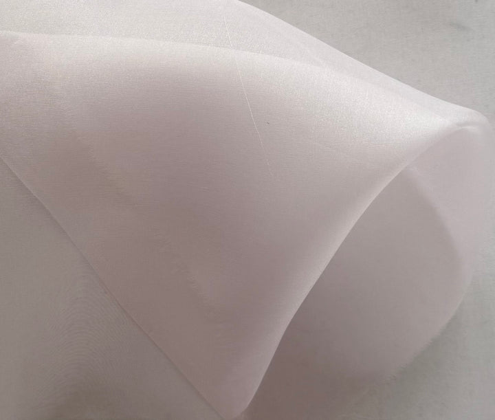 Sheer Fairy Pink Silk Organza