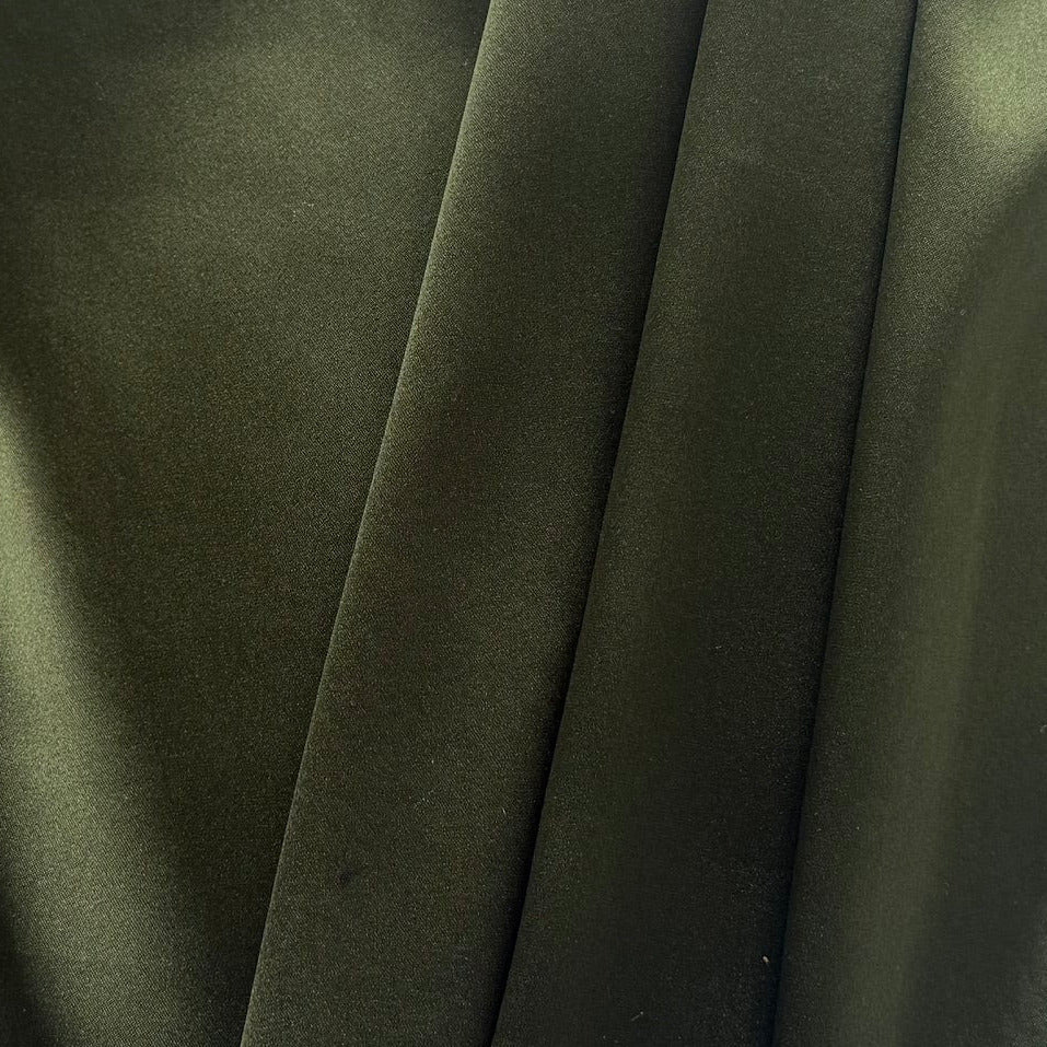 Piney Nighttime Stretch Silk Satin Charmeuse (Made in Italy)
