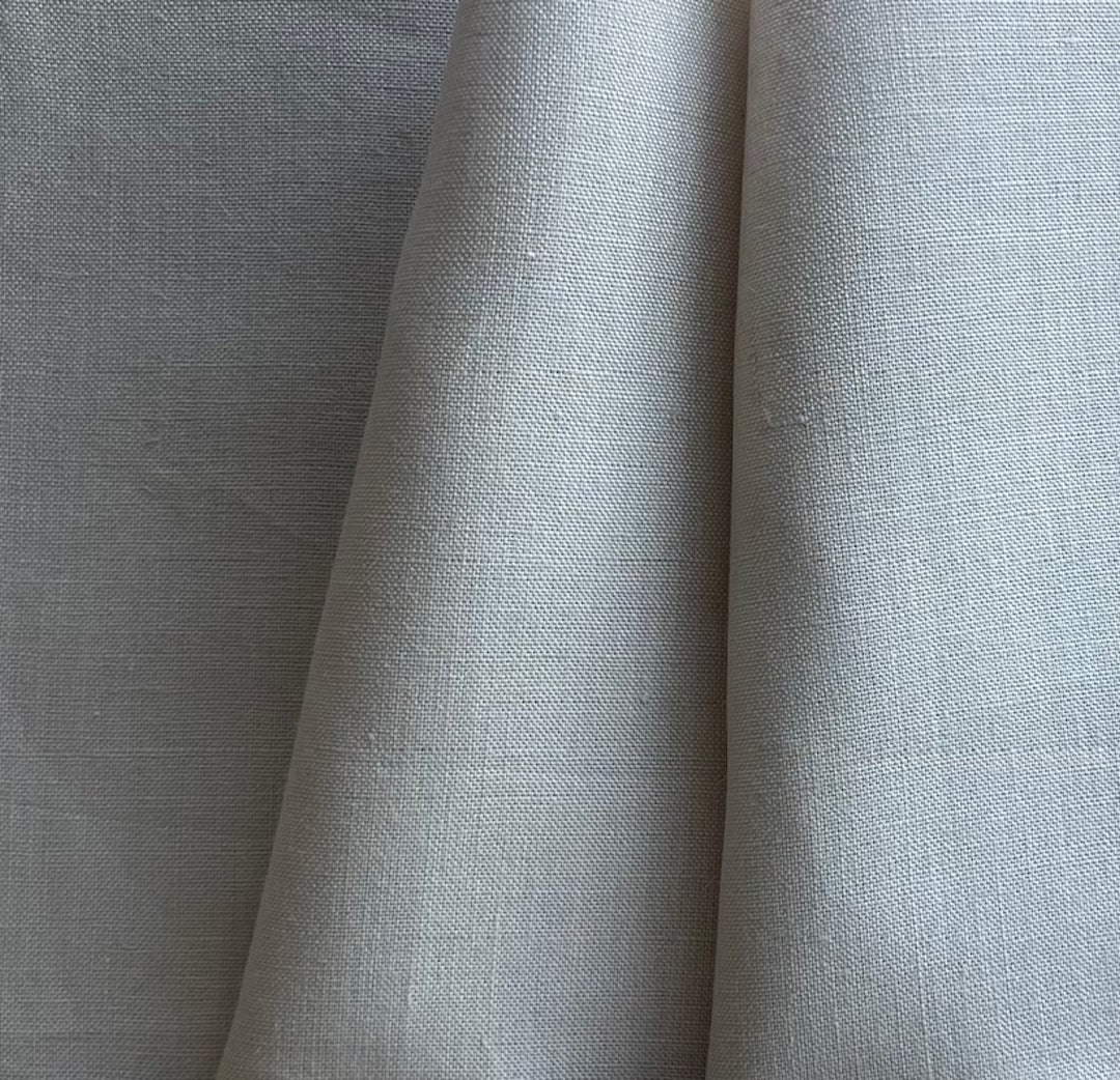 Mid-Weight Ivory Sand Linen (Made in Poland)
