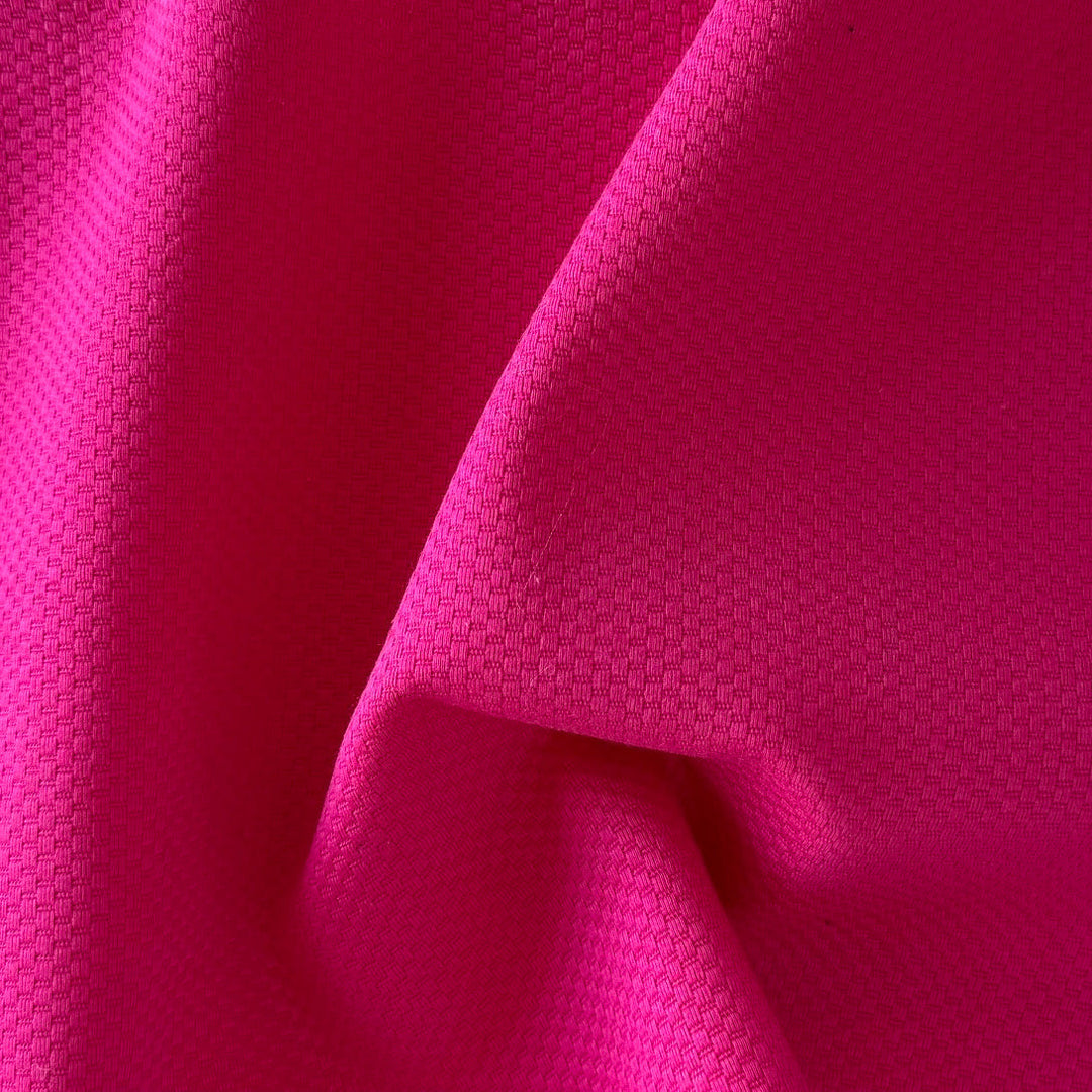 Stargazer Hot Pink Cotton Birds-Eye Piqué