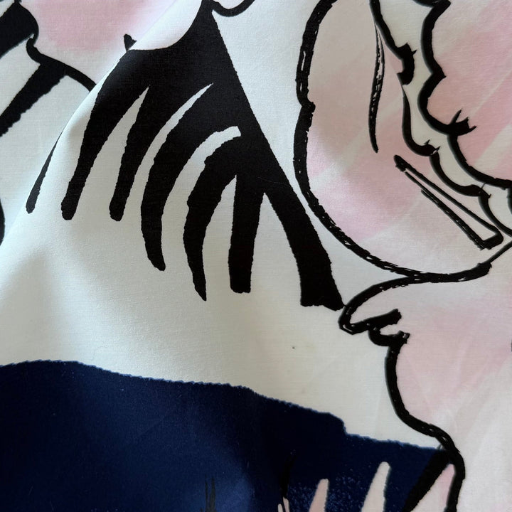 Airy Blush Storm Clouds Cotton Lawn (Made in Japan)