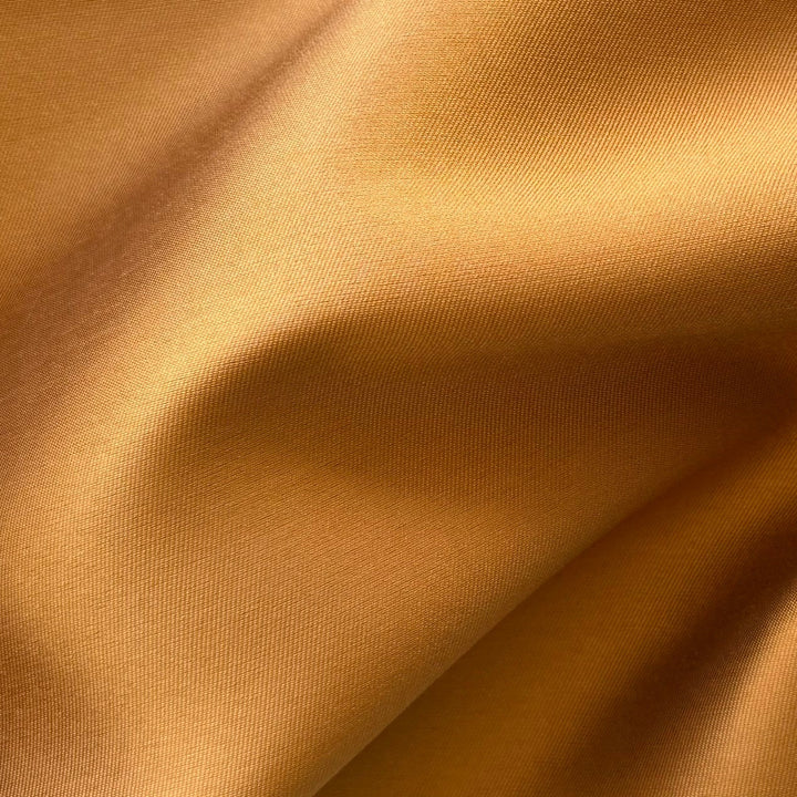 Crème Caramel Crisp Polyester Mikado Twill