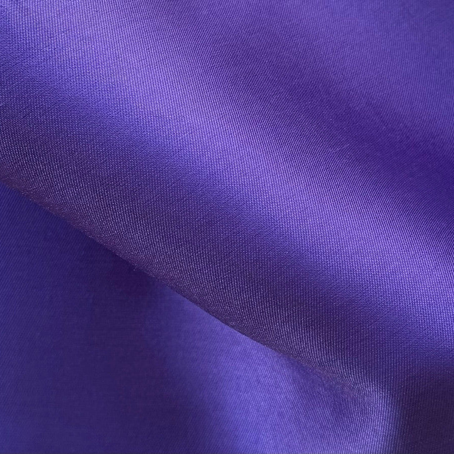 Spanish Purple Crisp Polyester Mikado Twill