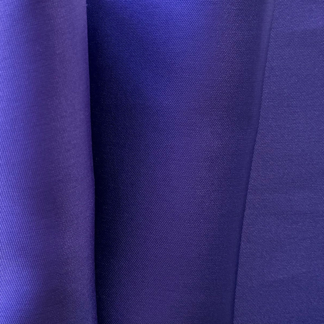 Spanish Purple Crisp Polyester Mikado Twill