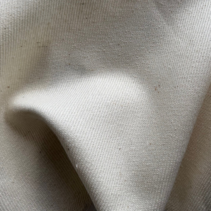 Mid-Weight Natural Raw Silk Twill (Made in Italy)