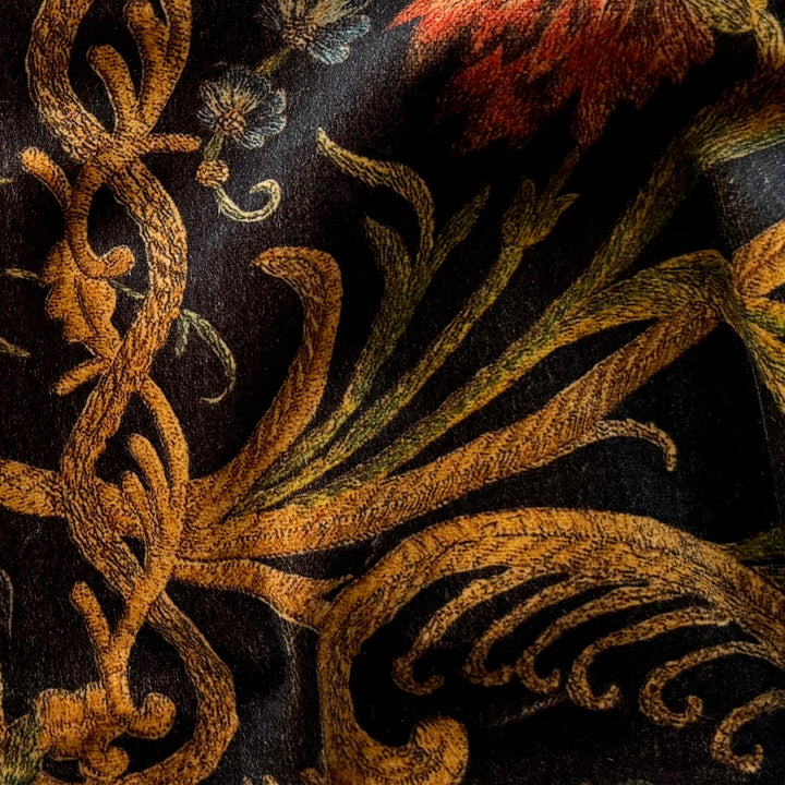Rich Autumnal Florentine Cotton Velvet (Made in Italy)