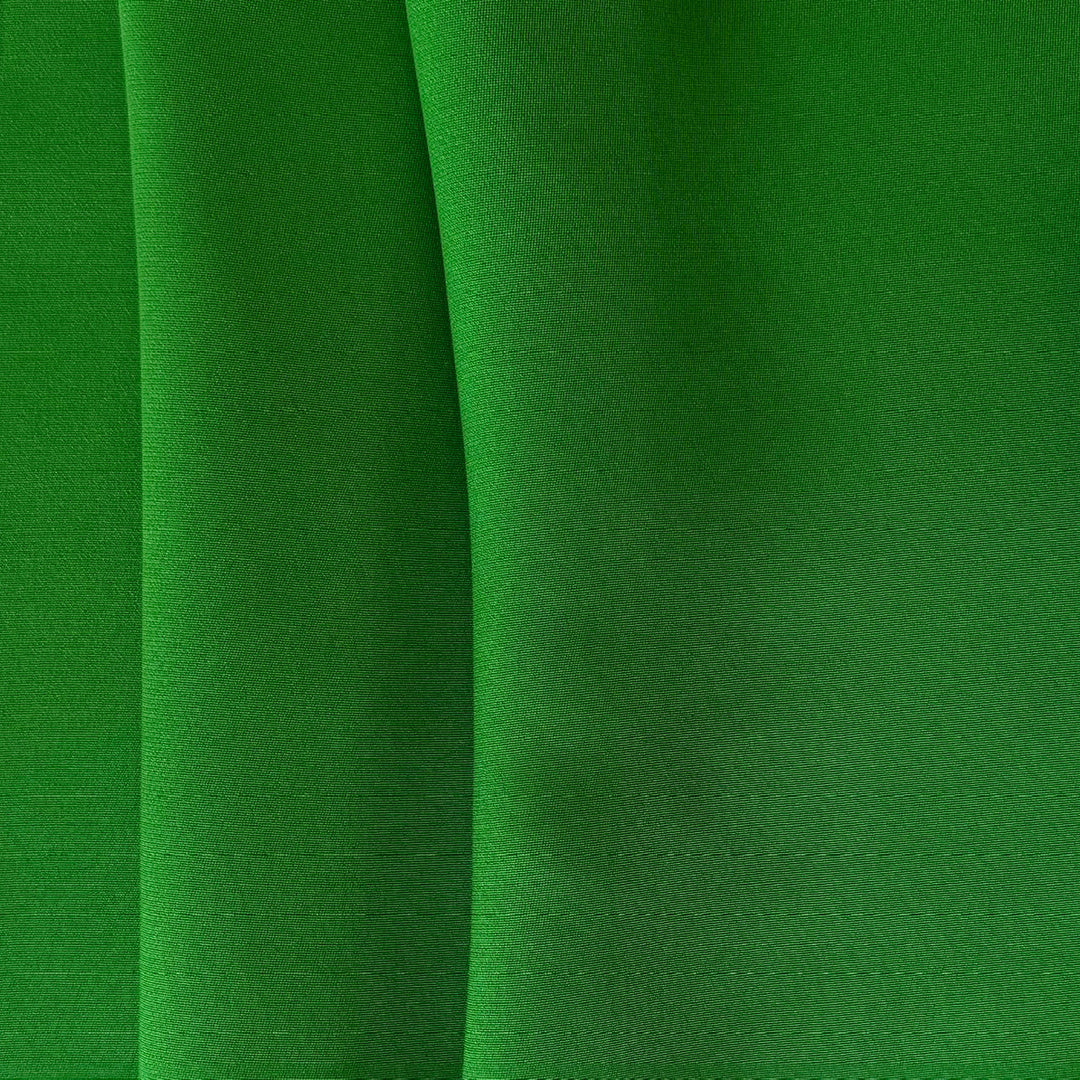 Saturated Emerald Green 3-Ply 30 Mumme Silk Crepe (Made in Korea)
