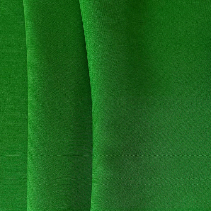 Saturated Emerald Green 3-Ply 30 Mumme Silk Crepe (Made in Korea)