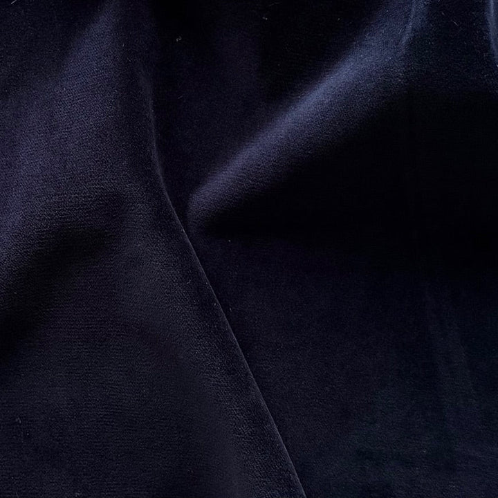 Mid-Weight Classic Navy Cotton Velvet (Made in Italy)