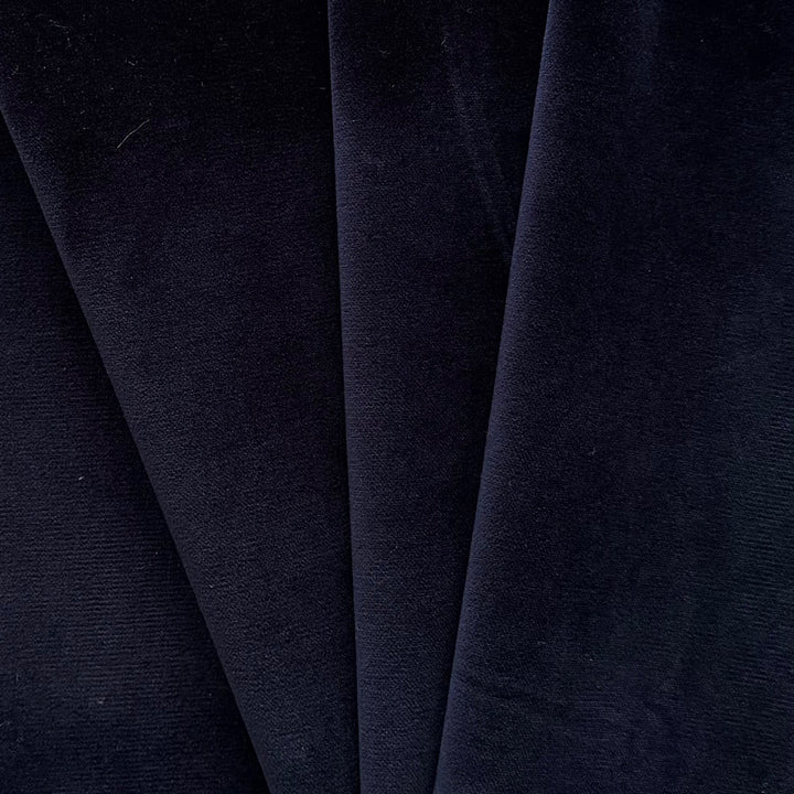 Mid-Weight Classic Navy Cotton Velvet (Made in Italy)