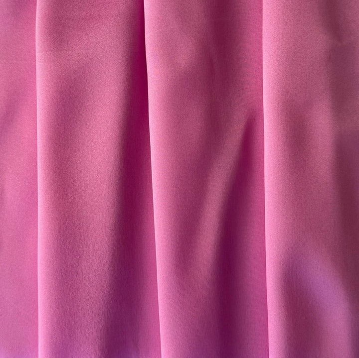 Punch Pink Stretch Silk Satin Charmeuse (Made in Italy)