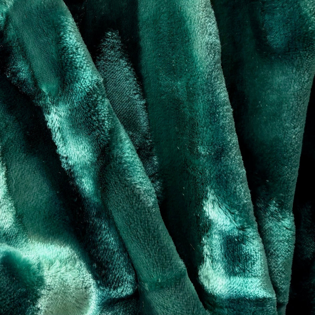 Plush Deep Sea Garden Polyester Blend Faux Fur (Made in Italy)