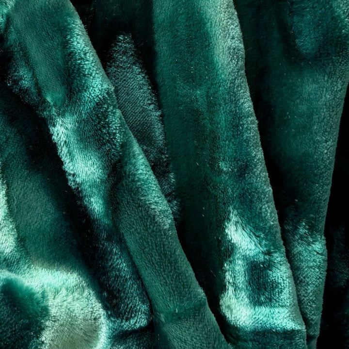 Plush Deep Sea Garden Polyester Blend Faux Fur (Made in Italy)