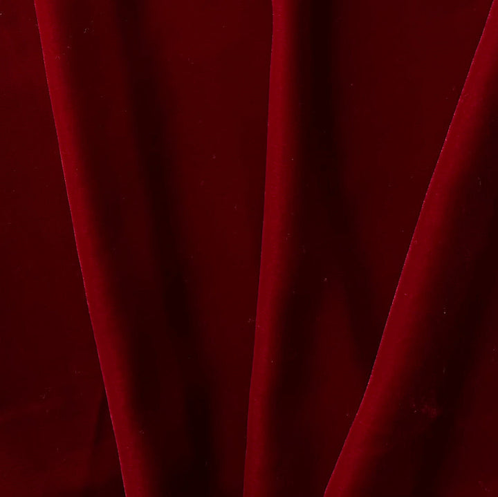 Holiday Red Rayon Blend Velvet