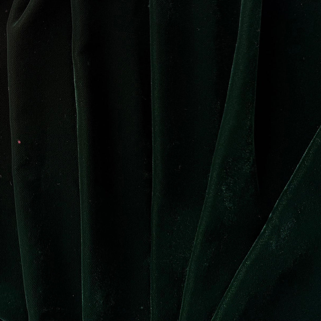 Hunter Green Rayon Blend Velvet