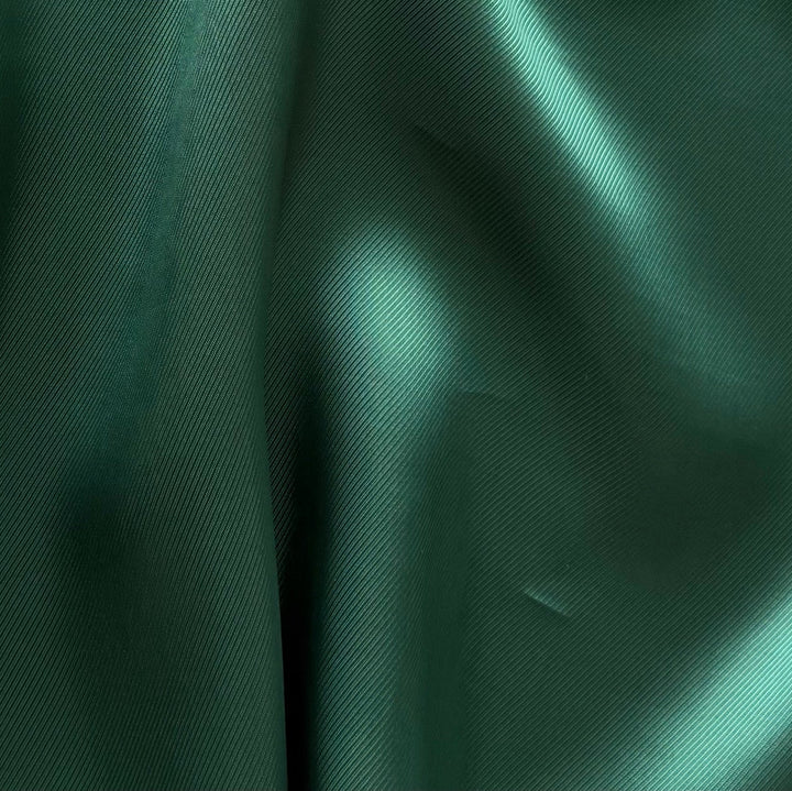 Bottle Green Cupro Rayon Bemberg Twill Lining (Made in Italy)