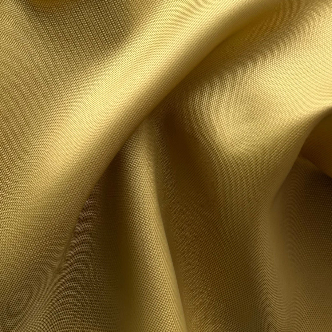Old Gold Cupro Rayon Bemberg Twill Lining (Made in Italy)