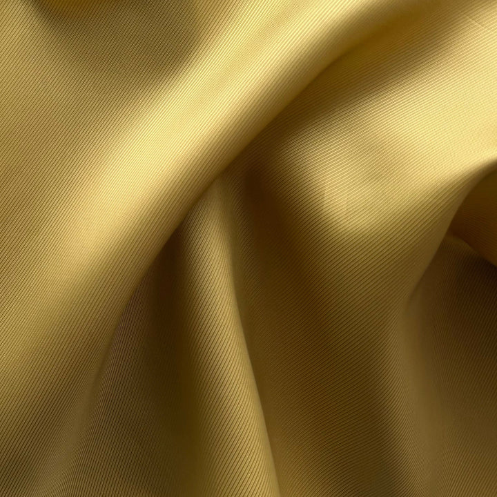 Old Gold Cupro Rayon Bemberg Twill Lining (Made in Italy)