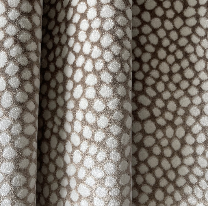 Heavy-Weight Snow Dot Viscose Blend Chenille Velvet