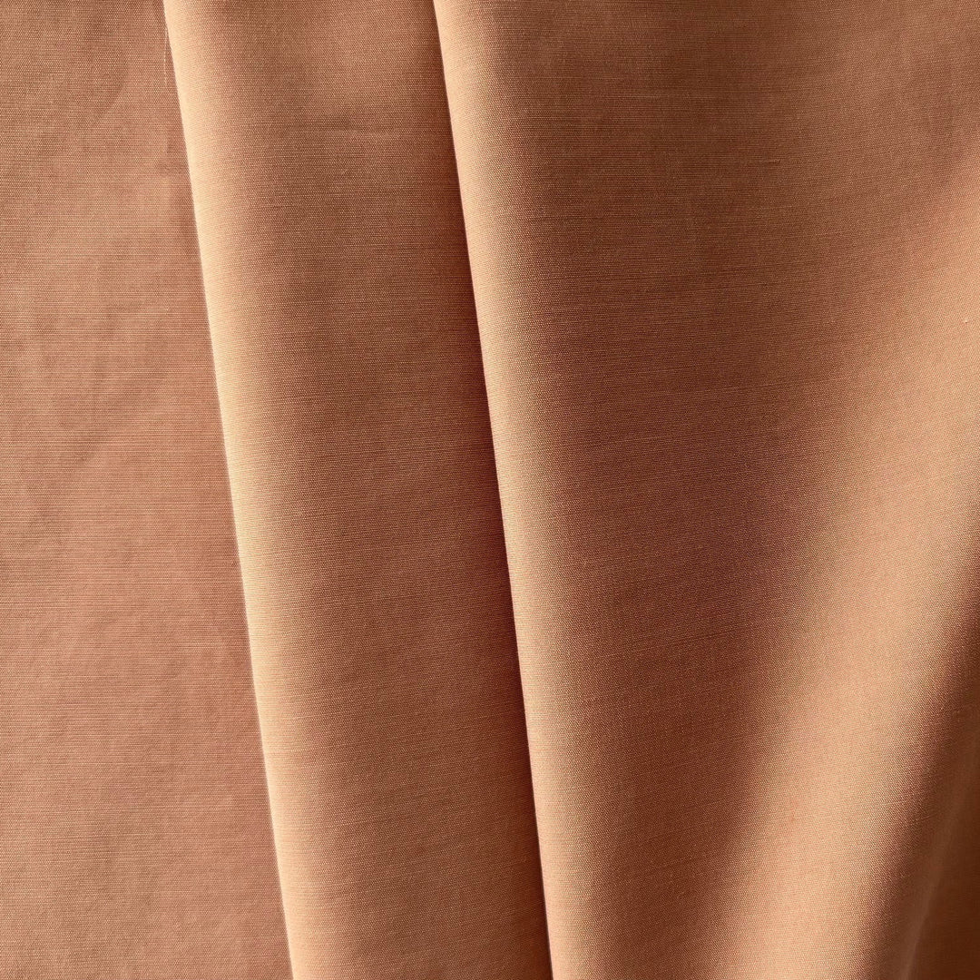 Mid-Weight Fawn Sueded Rayon Viscose Blend Challis (Made in Italy)