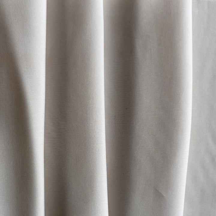 Mid-Weight Cool Oyster Sueded Rayon Viscose Blend Challis (Made in Italy)