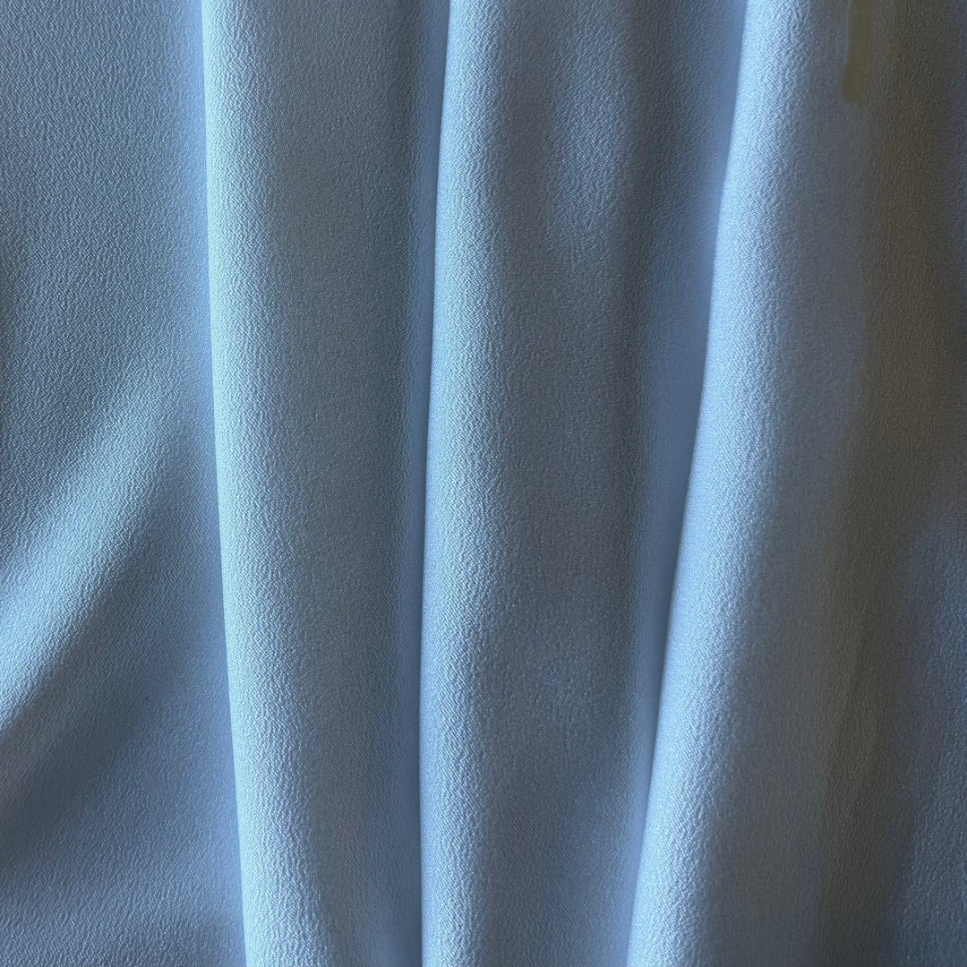 Marshmallow White Polyester Crepe Back Satin (Made in Japan)