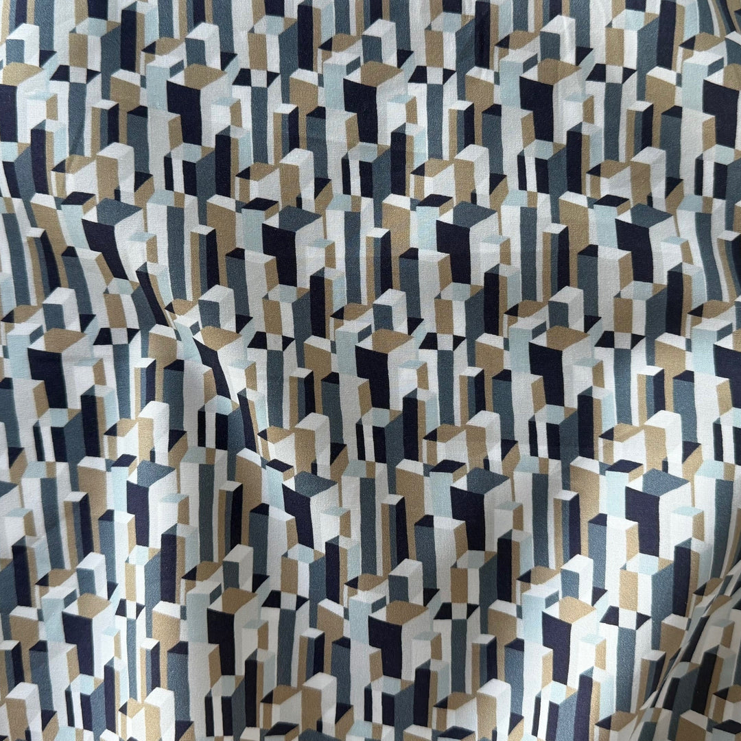 Metropolis Tan Liberty of London Tana Cotton Lawn (Made in Italy)