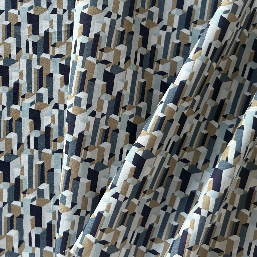 Metropolis Tan Liberty of London Tana Cotton Lawn (Made in Italy)