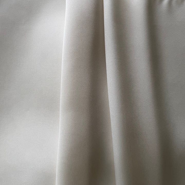 Mid-Weight Ivory Breeze Double-Faced Polyester Satin (Made in Korea)