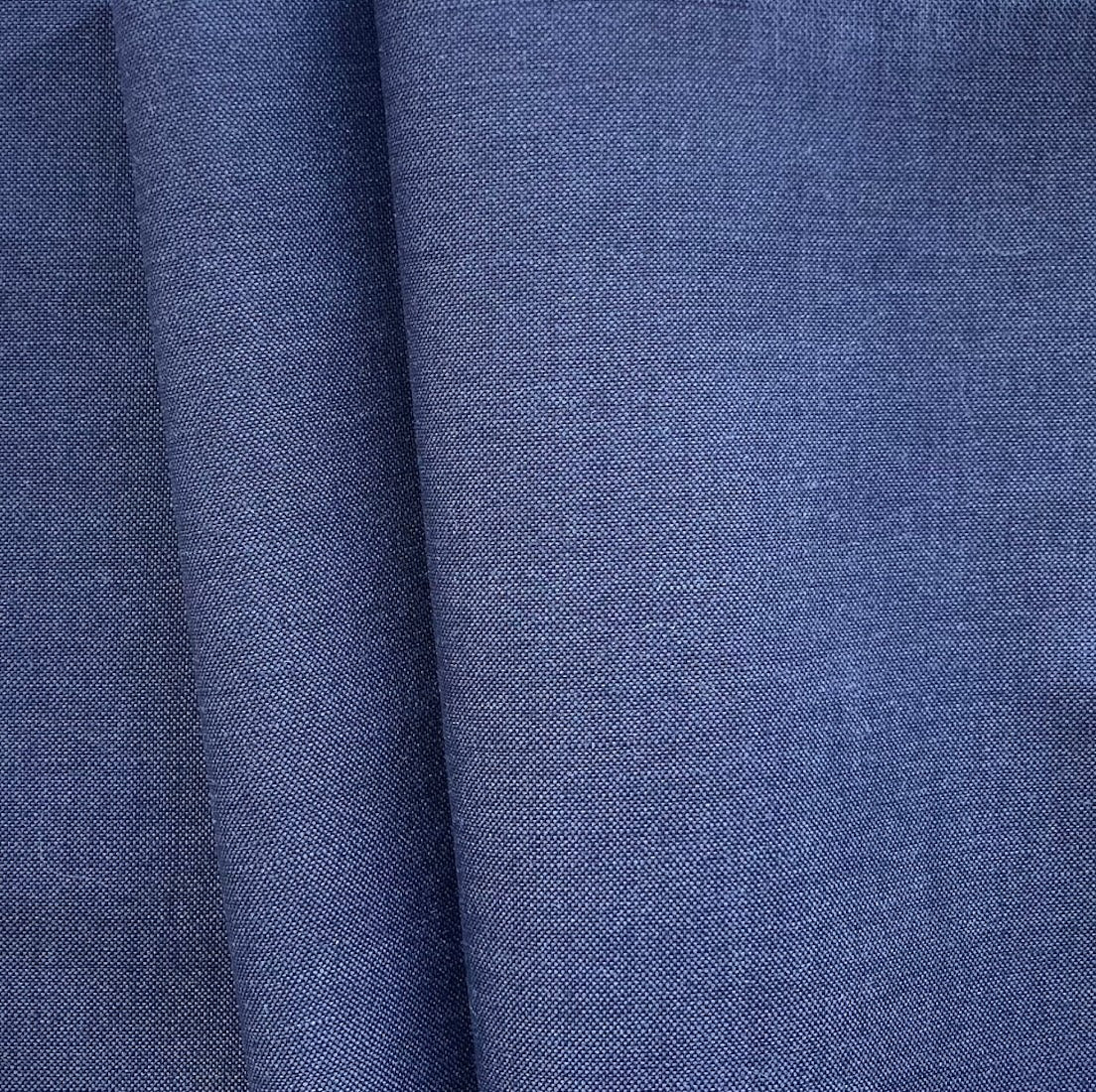 Vintage Dormeuil Ocean Blue Selvedged Tonik Wool & Mohair Suiting