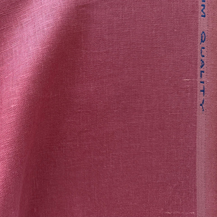 Light to Mid-Weight Thulian Pink Linen (Made in Italy)