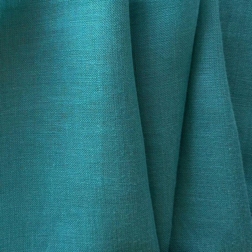 Light-Weight Persian Turquoise Linen (Made in Italy)