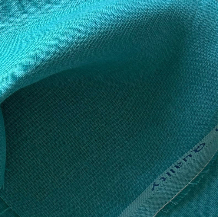 Light-Weight Persian Turquoise Linen (Made in Italy)