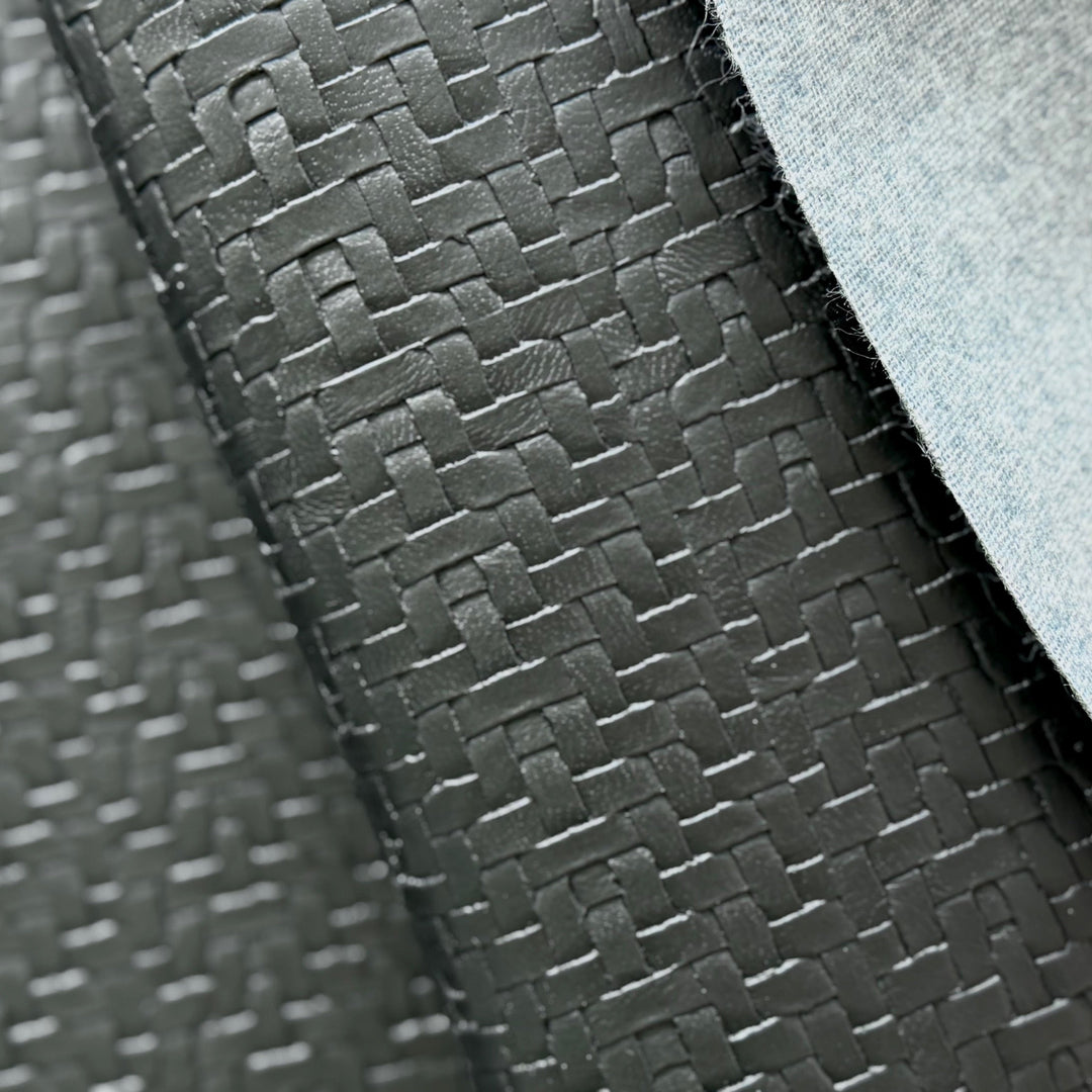 Ebony Wicker Park Vinyl With Polyurethane Backing (Made in USA)