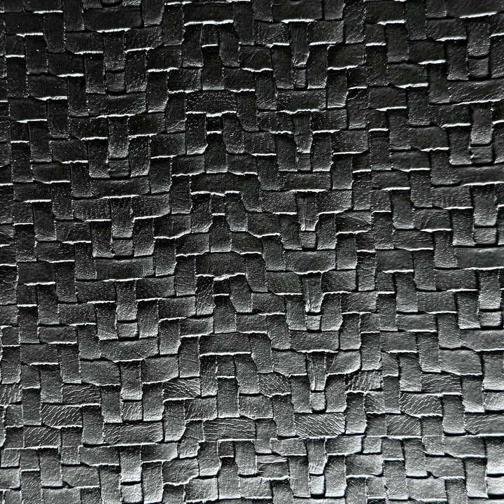 Ebony Wicker Park Vinyl With Polyurethane Backing (Made in USA)