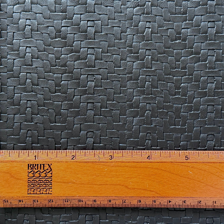 Ebony Wicker Park Vinyl With Polyurethane Backing (Made in USA)