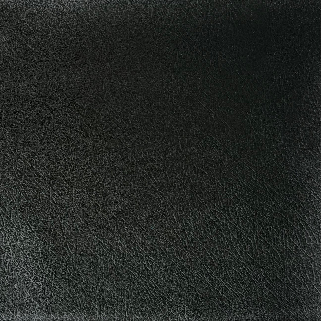 Black Faux Leather Vinyl With Sueded Backing (Made in USA)