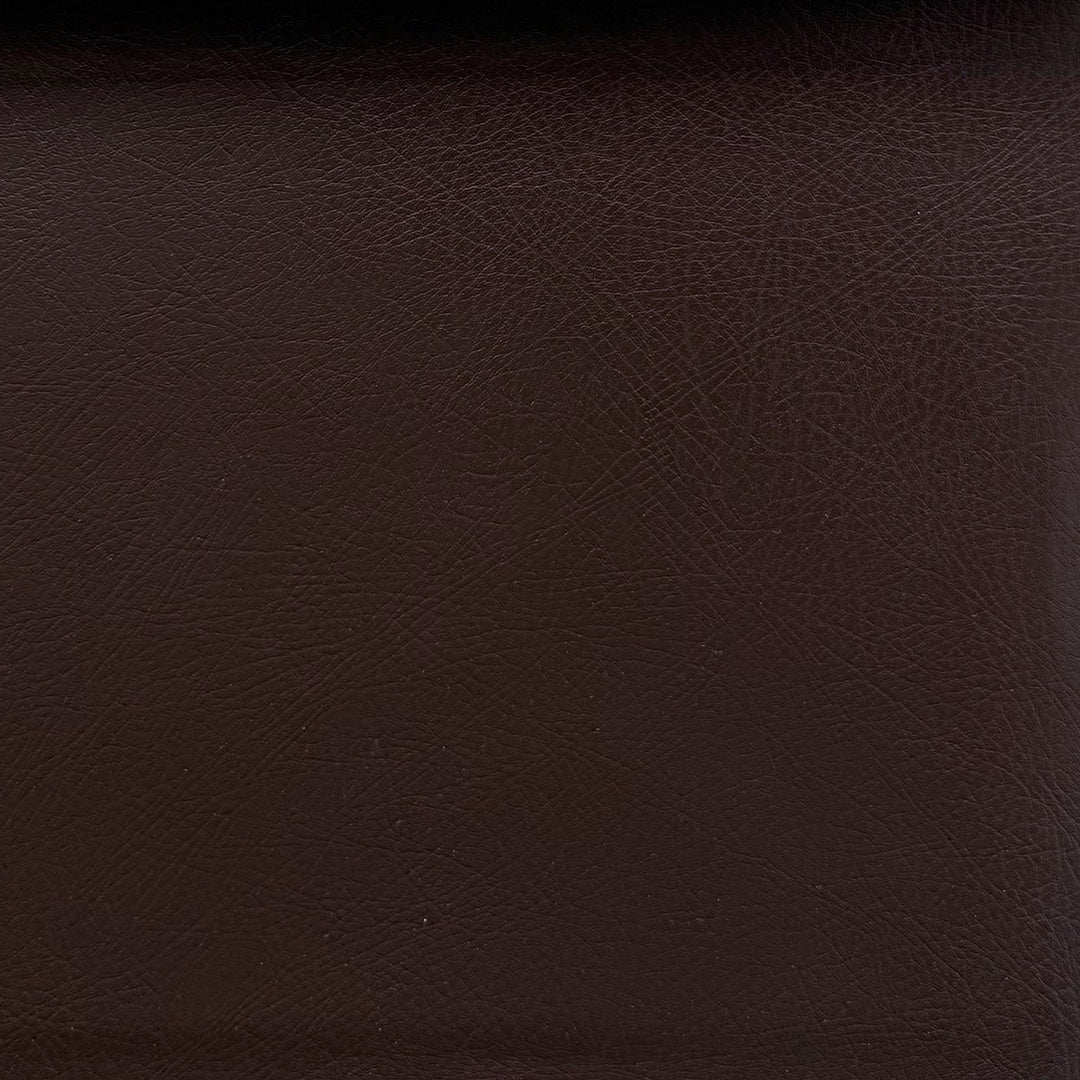 Rich Walnut Brown Faux Leather Vinyl With Sueded Backing (Made in USA)