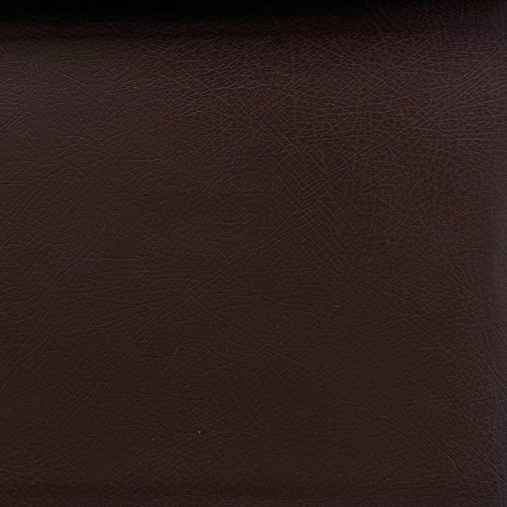 Rich Walnut Brown Faux Leather Vinyl With Sueded Backing (Made in USA)