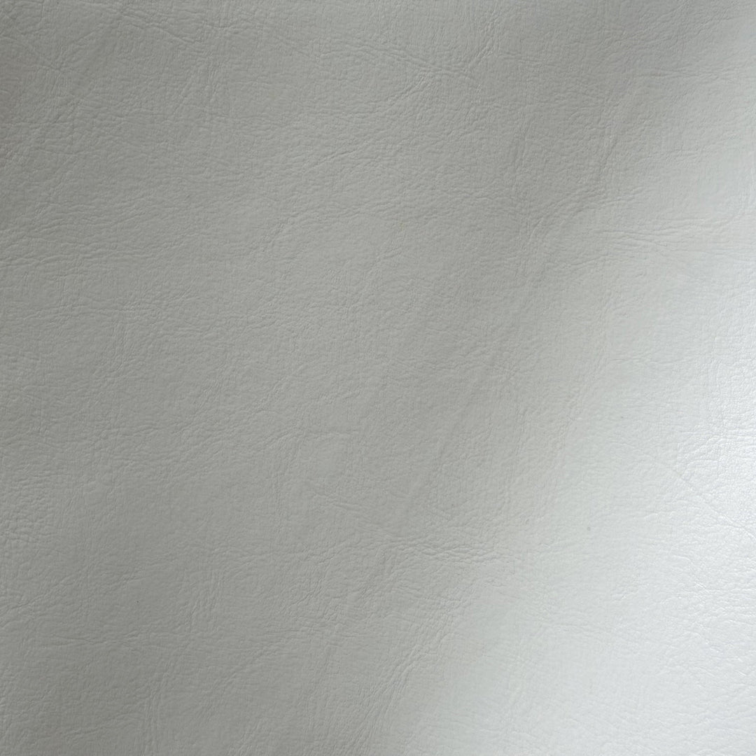 Cloud White Faux Leather Vinyl With Sueded Backing (Made in USA)