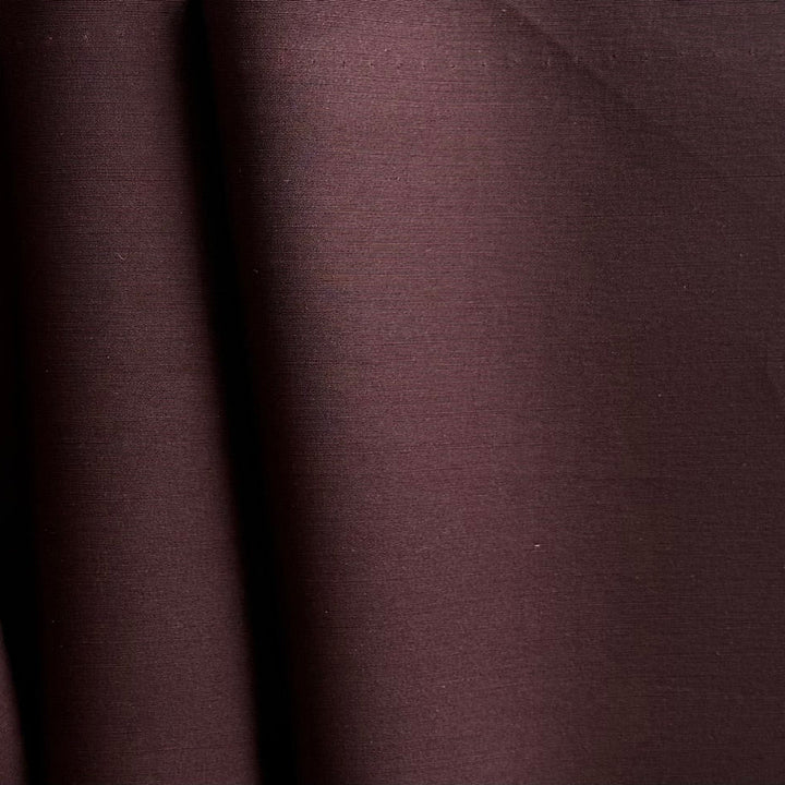 Mid-Weight Mahogany Wool & Silk Mock Faille (Made in Italy)