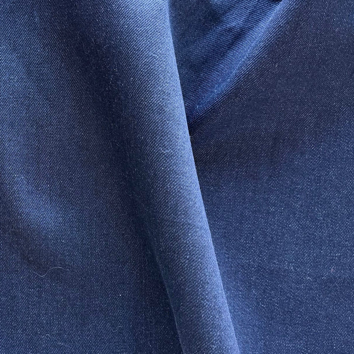 Heavy-Weight 13 oz Classic Indigo Cotton Denim (Made in Italy)