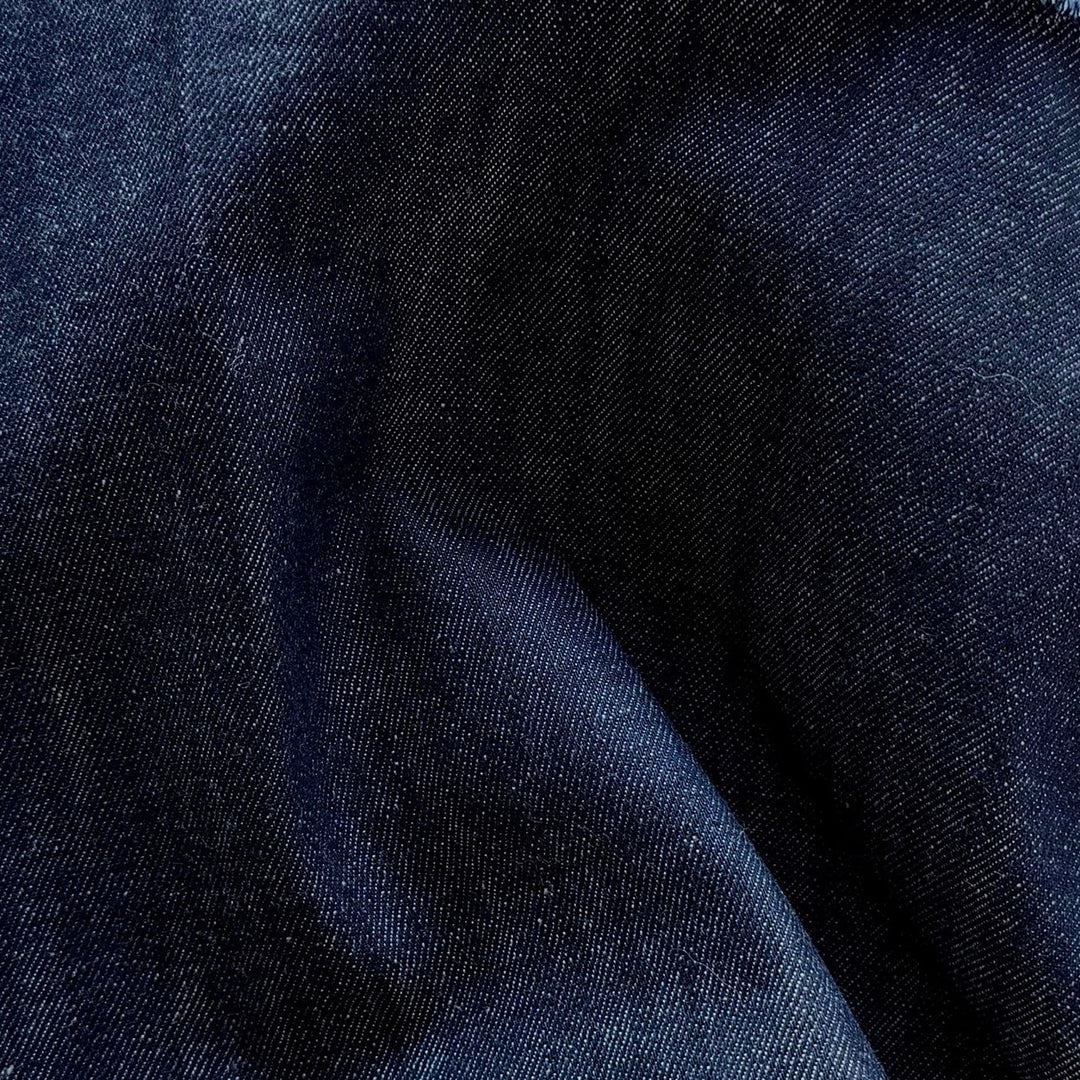 Heavy-Weight 13 oz Midnight Indigo Cotton Denim (Made in Italy)