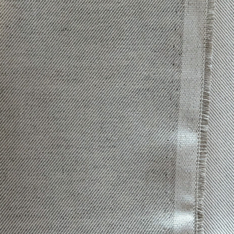 11 oz Natural Oatmeal Cotton Denim Twill (Made in Italy)